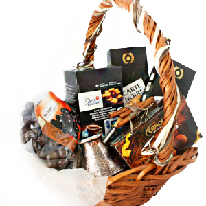 Большая корзина с кофе  во Фряново