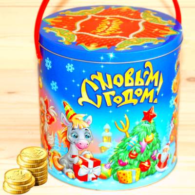 Недорогой детский новогодний подарок 1000 грамм во Фряново