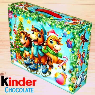 Киндер-подарок в картонной упаковке с символом 2026 во Фряново