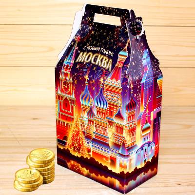 Экономный сладкий новогодний подарок весом 1000 грамм во Фряново