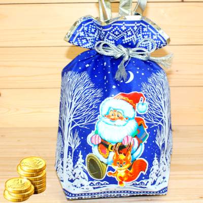 Сладкий новогодний подарок в мешочке  во Фряново