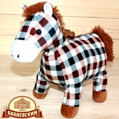 Детский новогодний подарок с конфетами Лошадка во Фряново