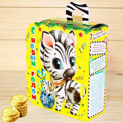 Сладкий новогодний подарок детям с символом 2026 года во Фряново