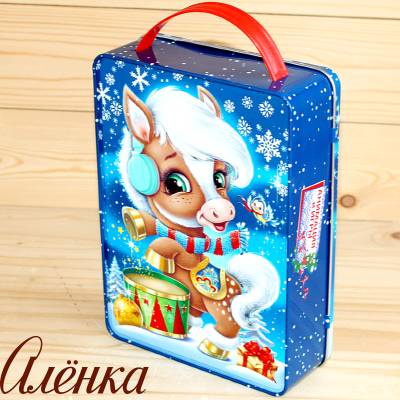 Сладкий новогодний подарок от Аленки в жестяной упаковке во Фряново