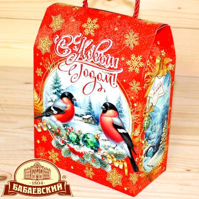 Бабаевский сладкий новогодний подарок -Снегири 2026 во Фряново