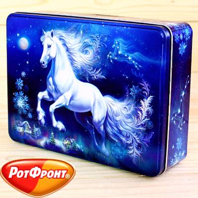 Лошадка с новогодними сладостями от Рот-Фронт во Фряново