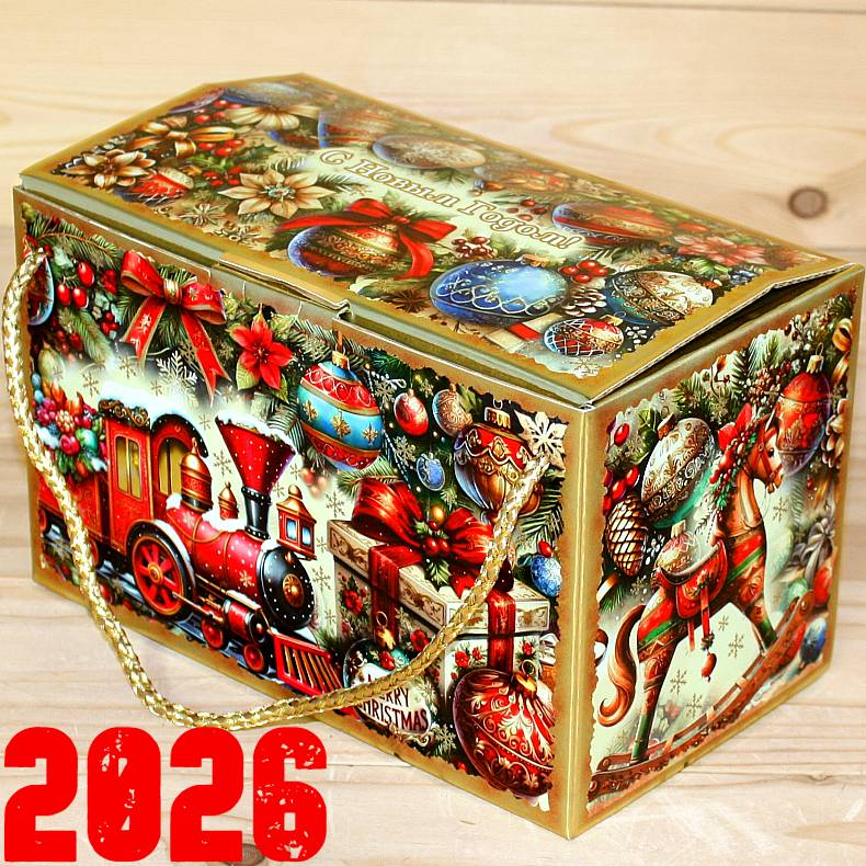 Подарок от Деда Мороза со сладостями детям на Новый Год 2026 во Фряново