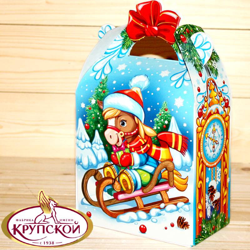 Сладкий новогодний подарок от фабрики Крупская во Фряново